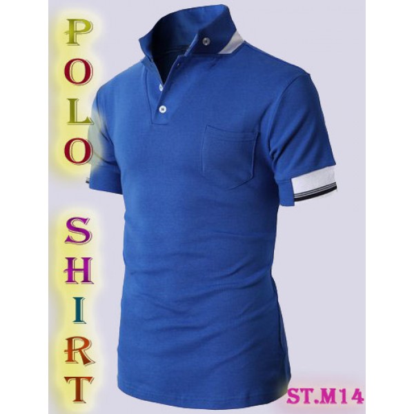 M14-Men's polo shirt